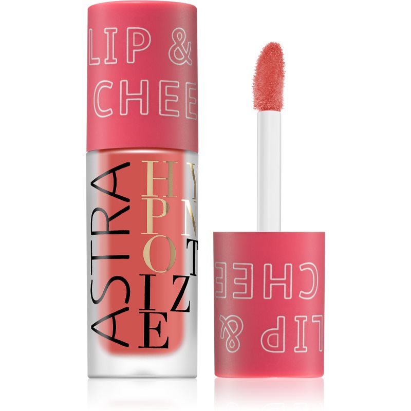 Astra Make-up Hypnotize Lip & Cheek liquid blusher for lips and cheeks shade 04 Queen Peach 3,5 ml
