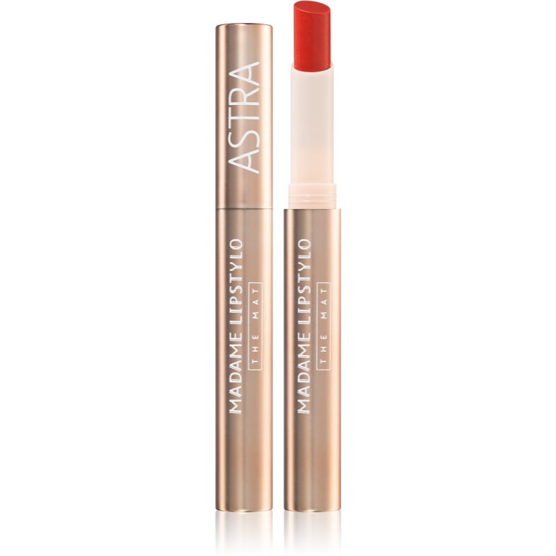Astra Make-up Madame Lipstylo The Mat creamy lipstick with matt effect shade 06 Red Moulin 2 g

