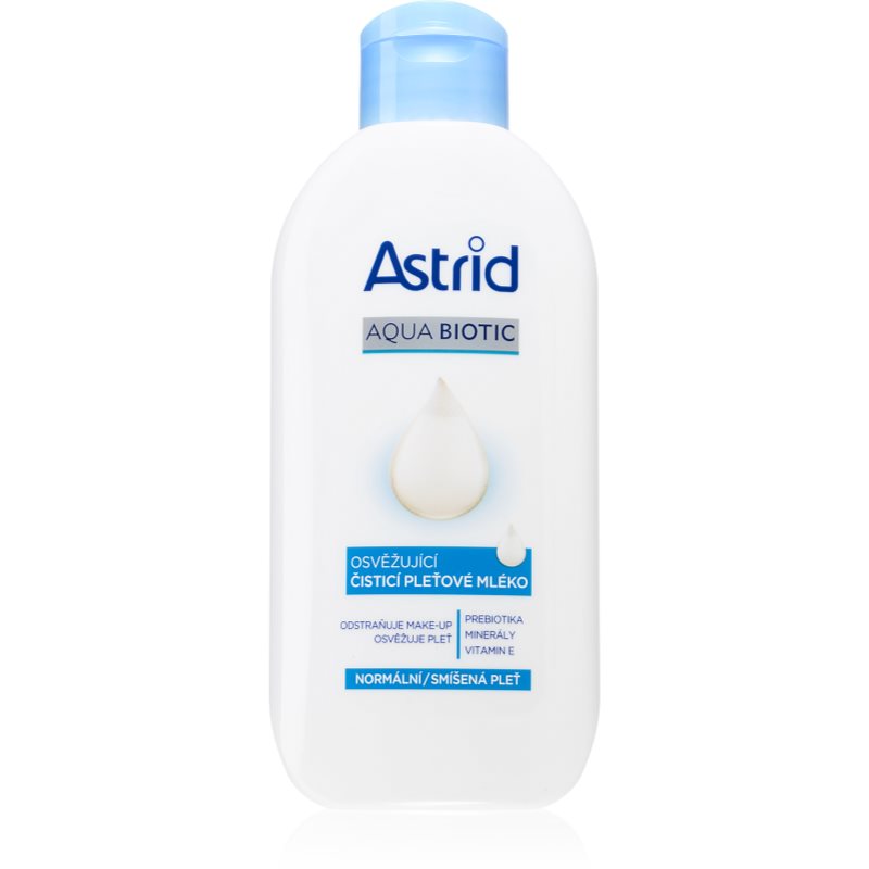 Astrid Aqua Biotic gaivinamasis valomasis veido pienelis normaliai ir mišriai odai 200 ml