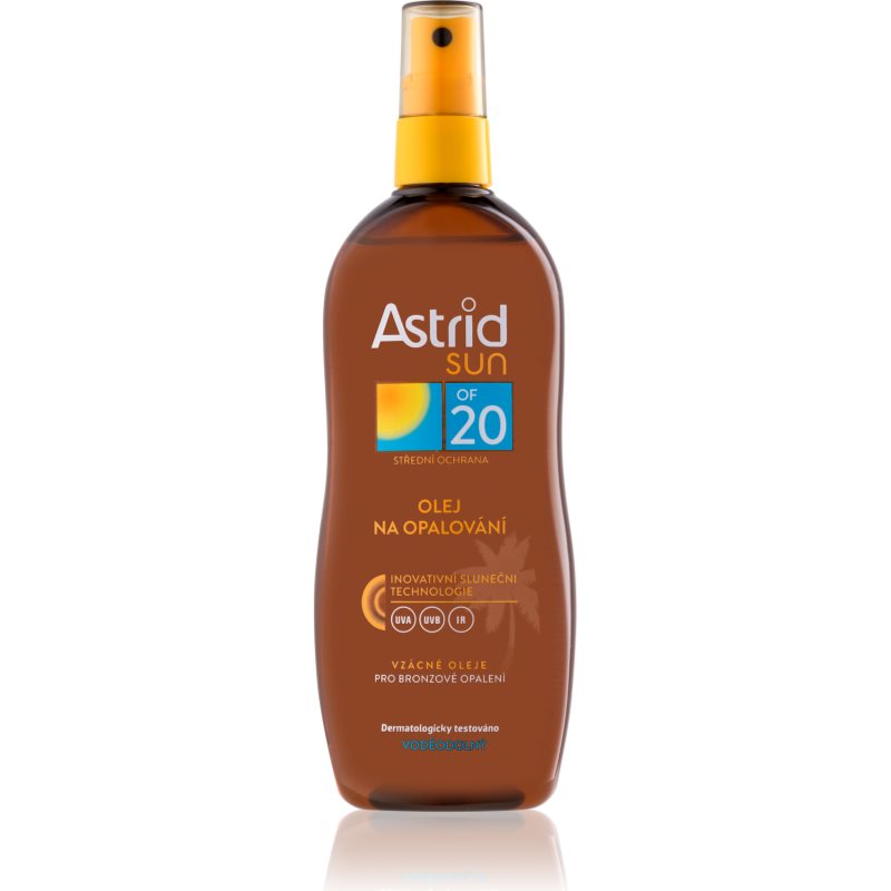 

Astrid Sun олійка для засмаги SPF 20 в спреї