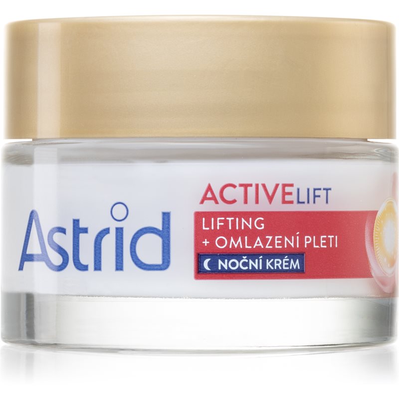Astrid Active Lift naktinis stangrinamasis kremas jauninamojo poveikio 50 ml