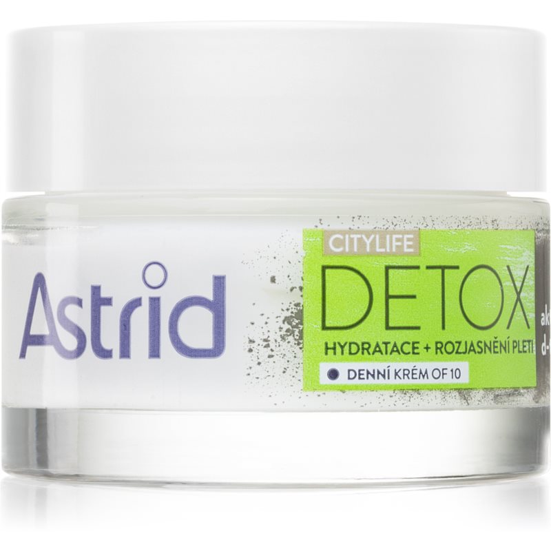 Astrid CITYLIFE Detox nappali hidratáló krém aktív szénnel 50 ml