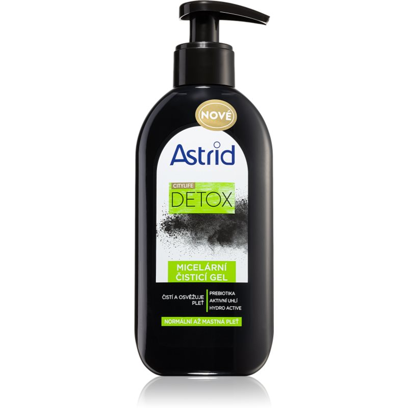 E-shop Astrid CITYLIFE Detox čisticí micelární gel pro normální až mastnou pleť 200 ml