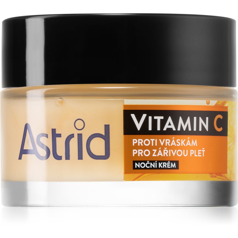 E-shop Astrid Vitamin C noční krém s omlazujícím účinkem pro zářivý vzhled pleti 50 ml