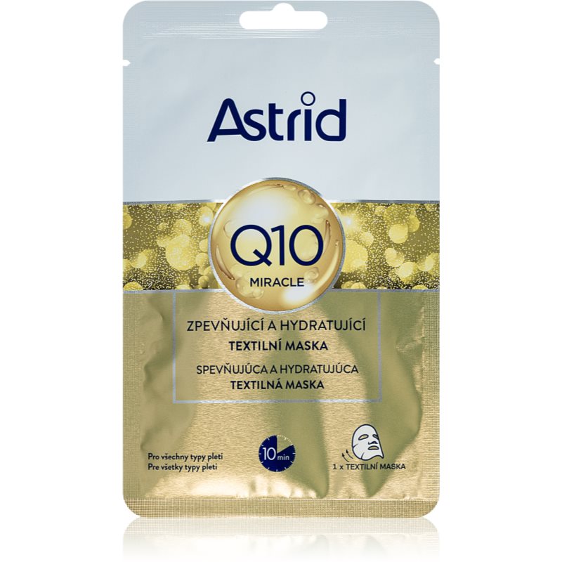 Astrid Q10 Miracle ránctalanító és feszesítő arcpakolás a regenerált bőrért 20 ml