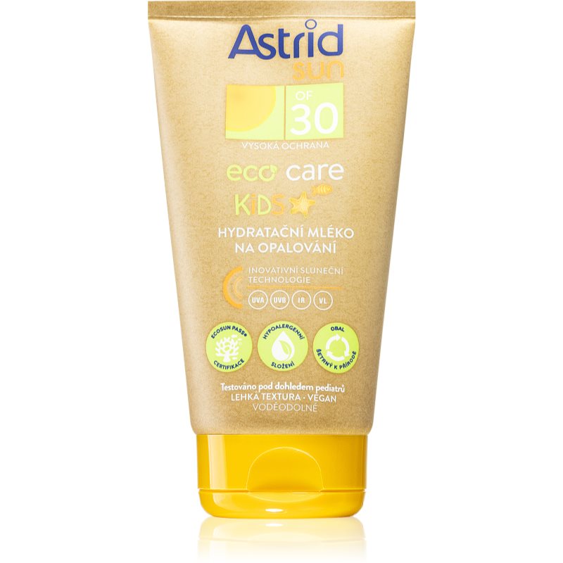 Astrid Sun Eco Care hidratáló napozótej SPF 30 gyermekeknek 150 ml