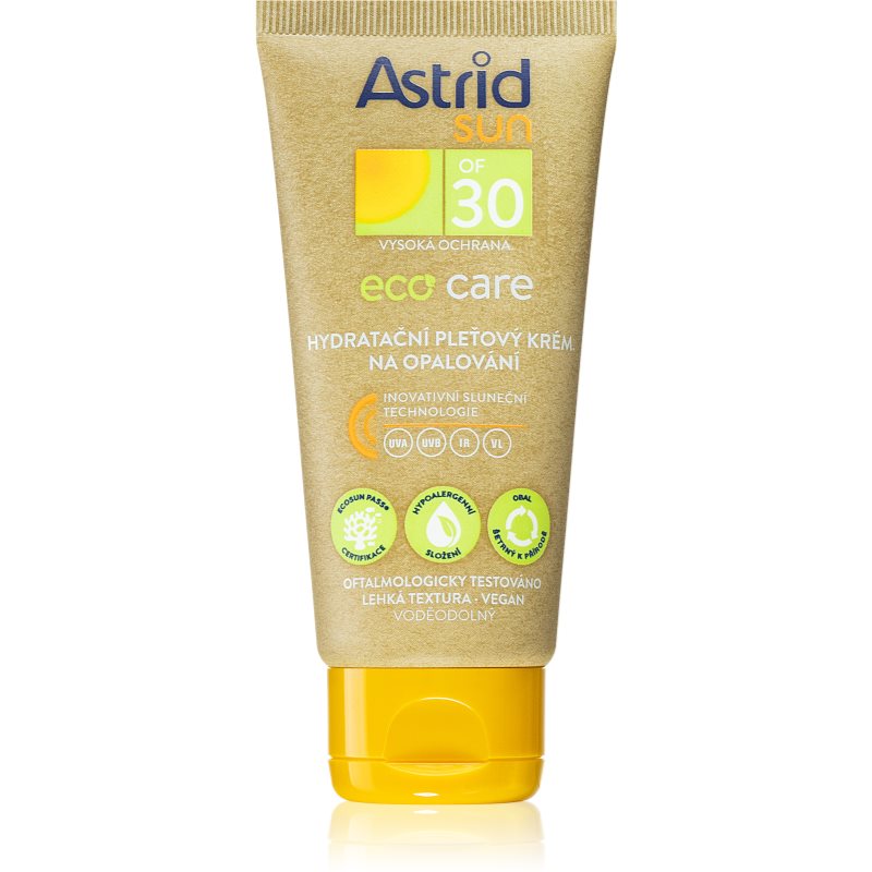 E-shop Astrid Sun Eco Care opalovací krém na obličej SPF 30 Eco Care 50 ml