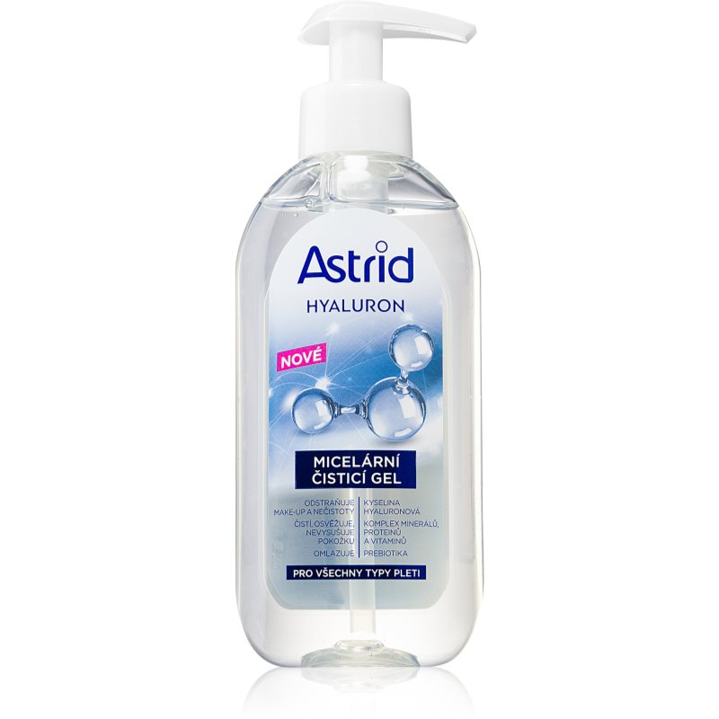 E-shop Astrid Hyaluron čisticí micelární gel pro denní použití 200 ml