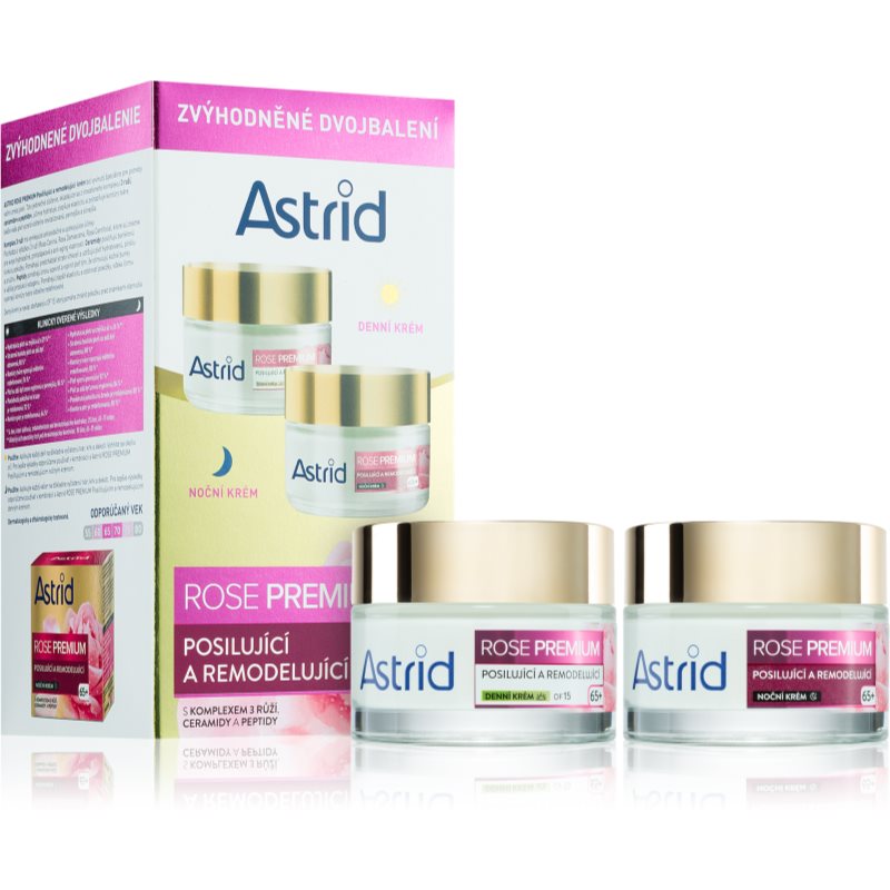 Astrid Rose Premium remodelační krém na den i noc pro ženy Duopack D+N 2x50 ml