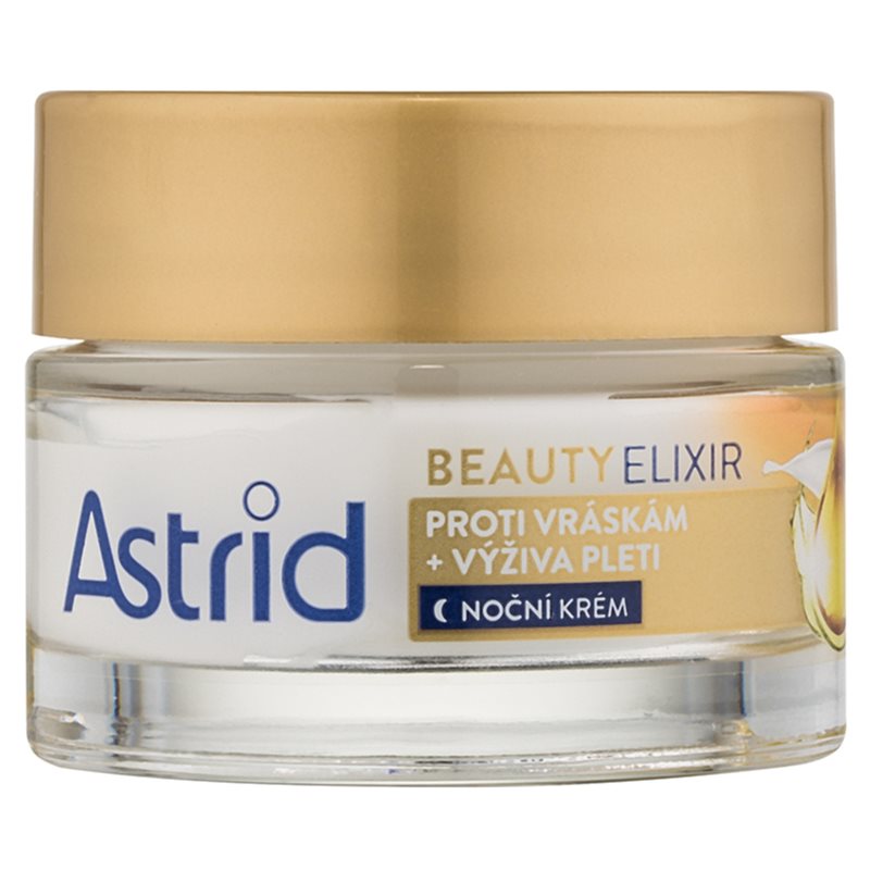 Astrid Beauty Elixir 50 ml nočný pleťový krém na veľmi suchú pleť; výživa a regenerácia pleti; proti vráskam; spevnenie a lifting pleti