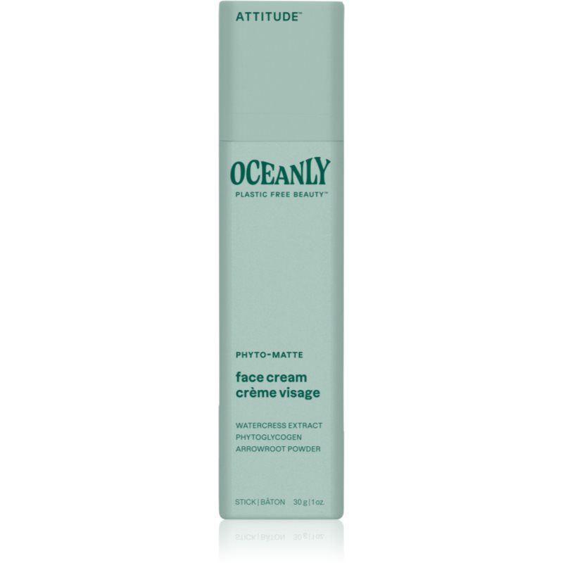 E-shop Attitude Oceanly Face Cream zmatňující tuhý krém pro smíšenou pleť 30 g