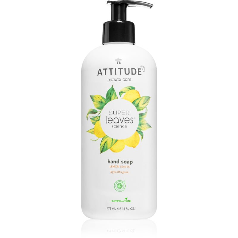 Attitude Super Leaves Lemon Leaves folyékony szappan 473 ml