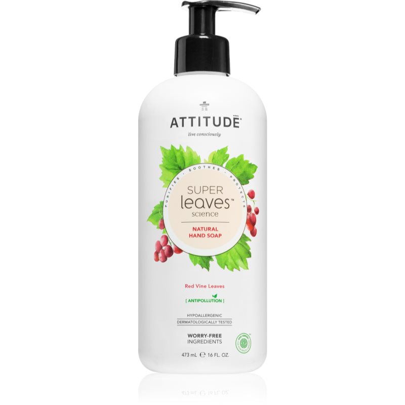Attitude Super Leaves Red Vine Leaves tekuté mýdlo na ruce 473 ml