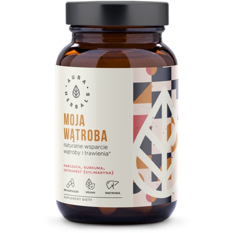 Aura Herbals Moja Wątroba - Wsparcie dla wątroby z karczochem i ostropestem (60 kapsułek)