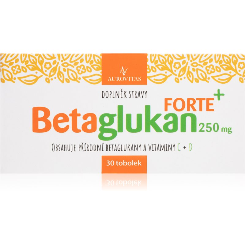 

Aurovitas Betaglukan Forte харчова добавка для підтримки імунної системи