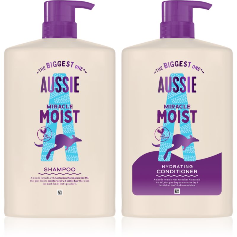 Aussie Miracle Moist Set spendet Feuchtigkeit und Glanz