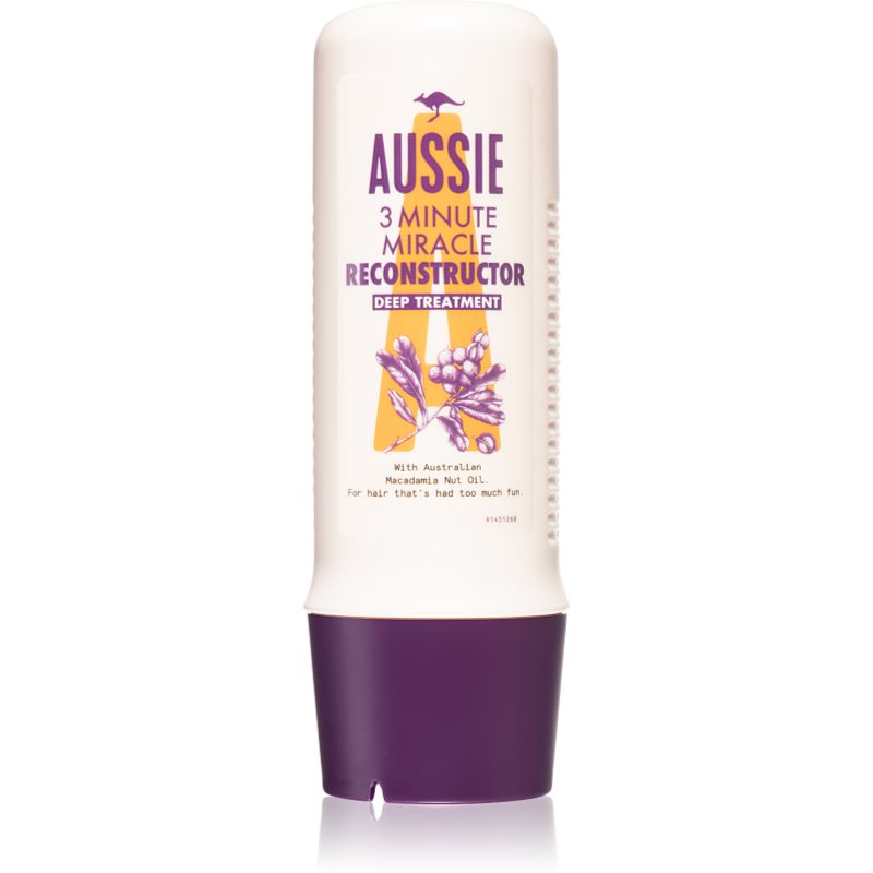 

Aussie 3 Minute Miracle Reconstructor глибокий трихвилинний кондиціонер для пошкодженого волосся