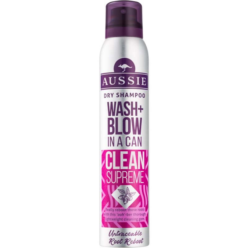 Aussie Wash+ Blow Clean Supreme sausasis šampūnas 180 ml