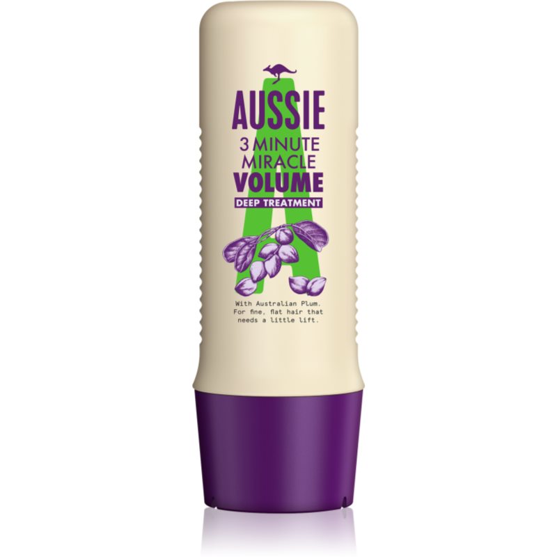 Aussie 3 Minute Volume Mask maitinamoji ir drėkinamoji plaukų kaukė apimties suteikiančio poveikio 250 ml