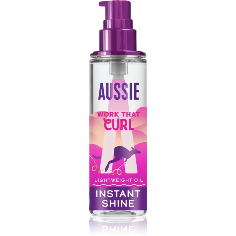 Aussie Bouncy Curls Work That Curl moisturising and nourishing hair oil 95 ml