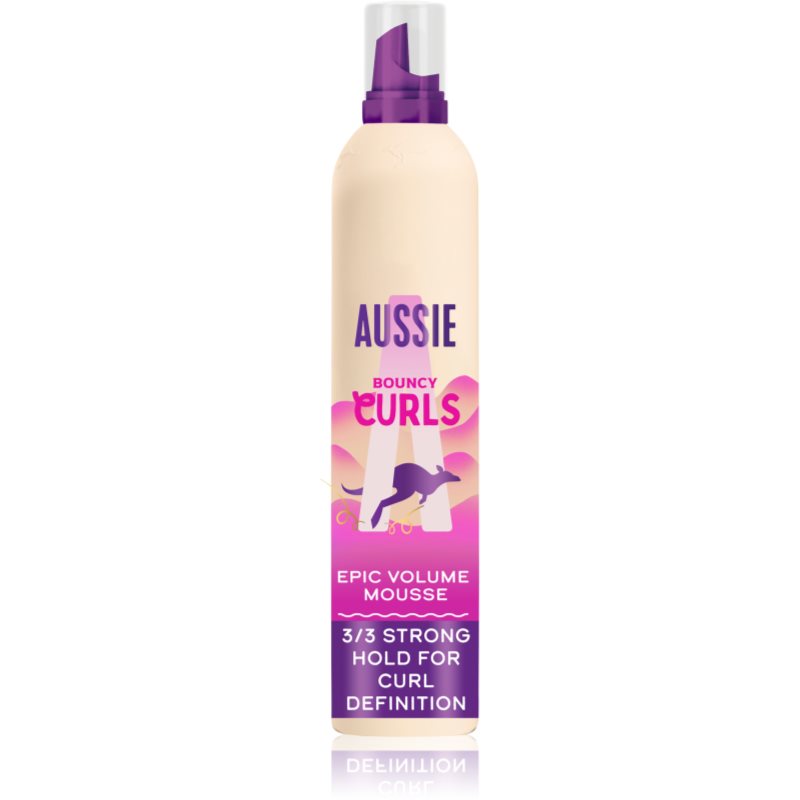Aussie Bouncy Curls Epic Volume pěnové tužidlo pro kudrnaté vlasy 200 ml
