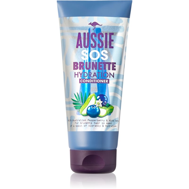 Aussie SOS Brunette balzám na vlasy pro tmavé vlasy 200 ml