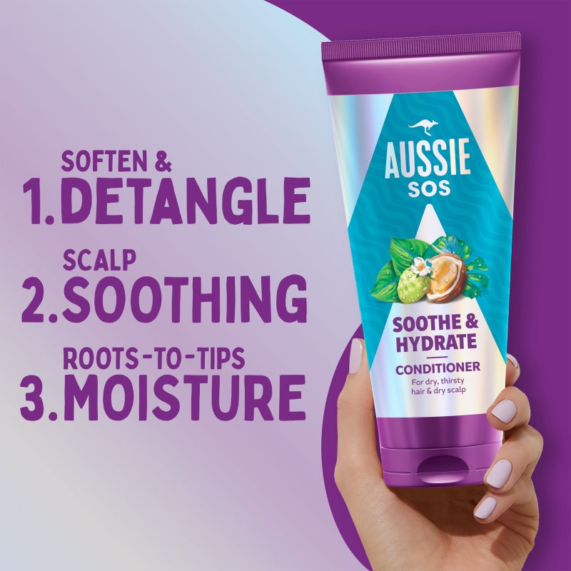 Aussie SOS Sooth Hydrate moisturising conditioner for hair 200 ml