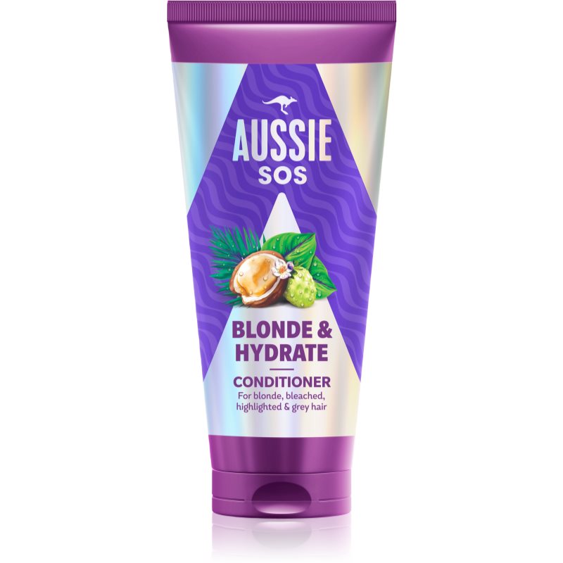 Aussie SOS Blonde Hydrate зволожуючий кондиціонер для освітленого волосся 200 мл