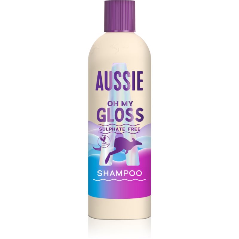 Aussie Oh My Gloss Shampoo Shampoo für glänzendes und geschmeidiges Haar 300 ml