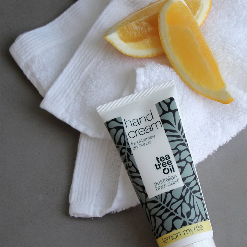 Australian Bodycare Tea Tree Oil Lemon Myrtle поживний крем для рук для сухої та дуже сухої шкіри 100 мл