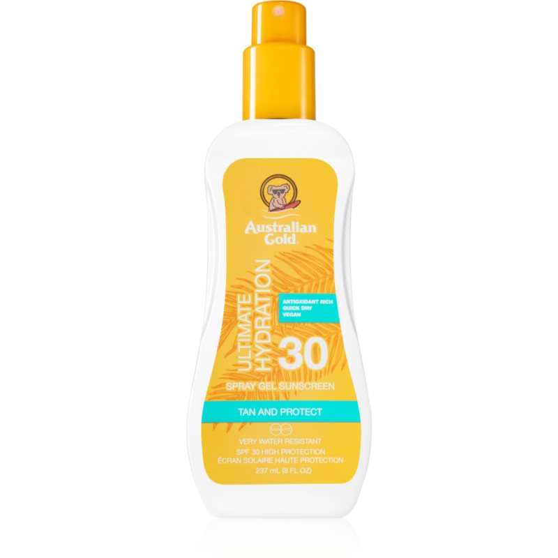 Australian Gold Spray Gel Sunscreen spray protector SPF 30 237 ml