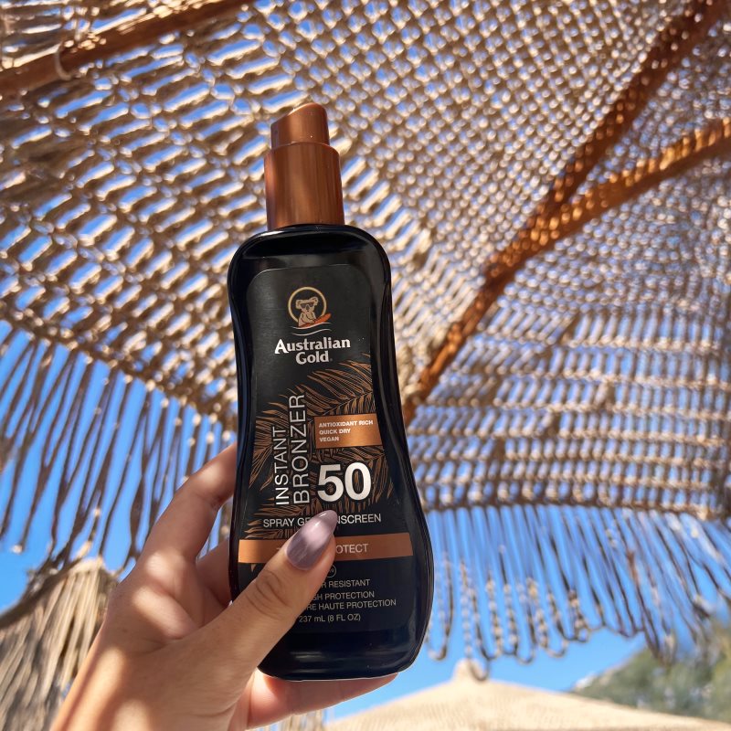 Australian Gold Spray Gel Sunscreen With Instant Bronzer bronzující sprej SPF 50 237 ml (obrázek 3)