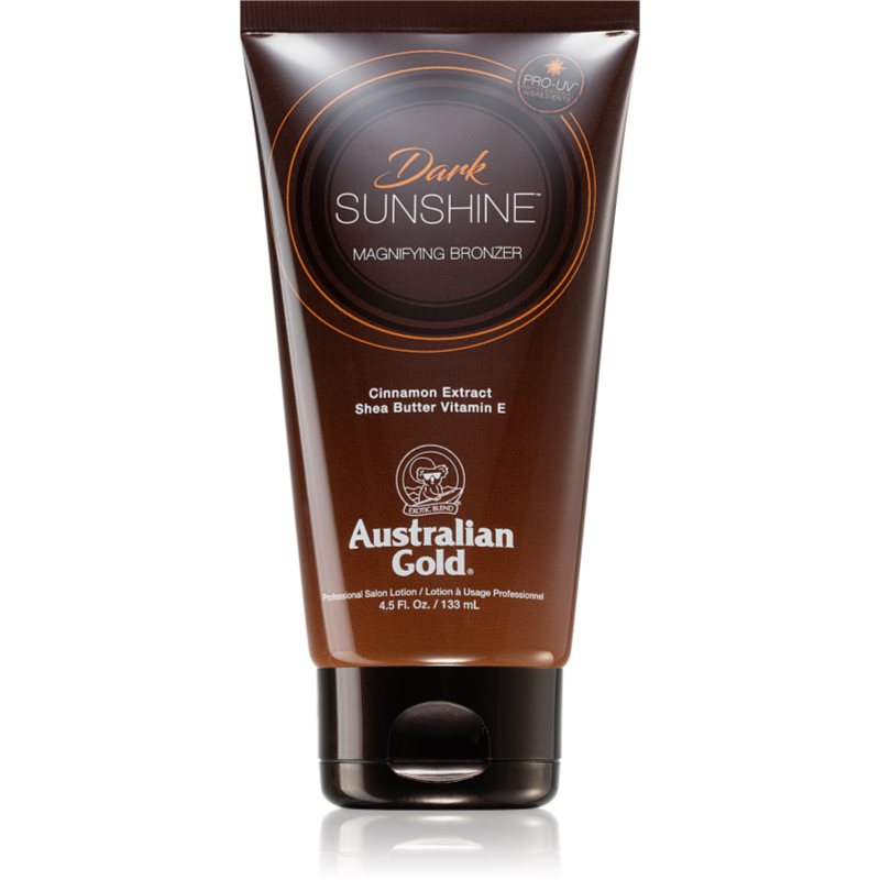 Australian Gold Dark Sunshine bronze Body lotion für intensive Bräunung 133 ml