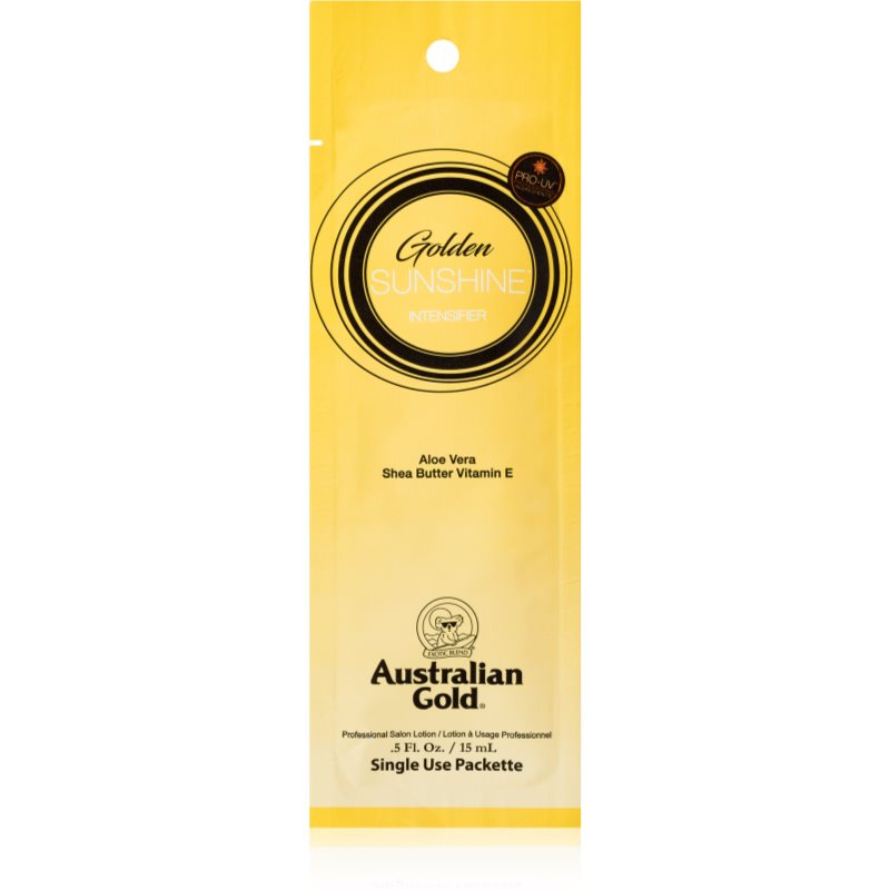 Australian Gold Gold Sunshine bronzující mléko pro podporu opálení 15 ml