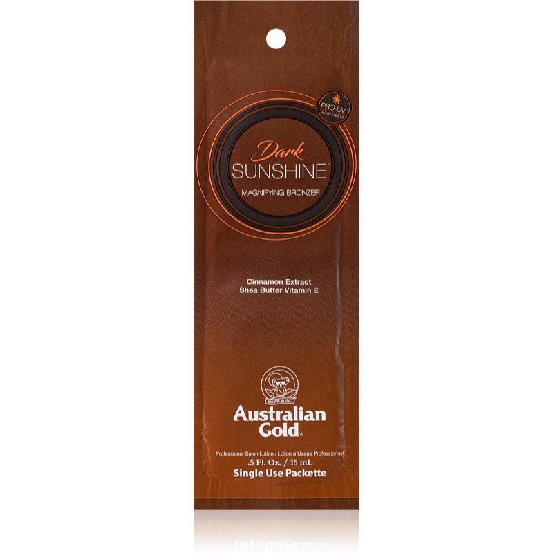 Australian Gold Dark Sunshine Magnifying Bronzer bronzer na obličej a tělo 15 ml