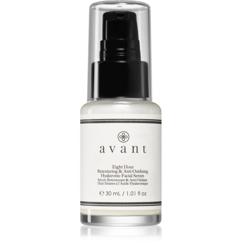 Avant Age Nutri-Revive Eight-hour Anti-Oxidising & Retexturing Hyaluronic Facial Serum apsauginis antioksidacinis serumas pigmentinių dėmių korekcijai