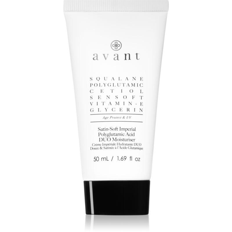 avant-age-protect-uv-satin-soft-imperial-polyglutamic-acid-duo-moisturiser-hydratisierende-verfeinernde-creme-mit-antifalten-effekt-50-ml