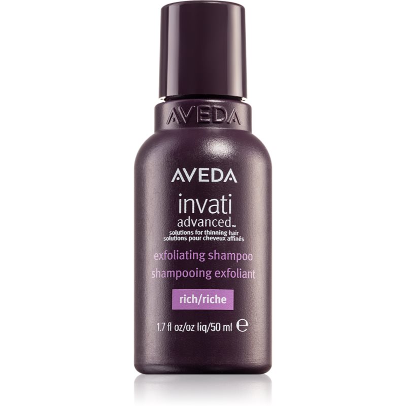Aveda Invati Advanced™ Exfoliating Rich Shampoo globinsko čistilni šampon s piling učinkom 50 ml