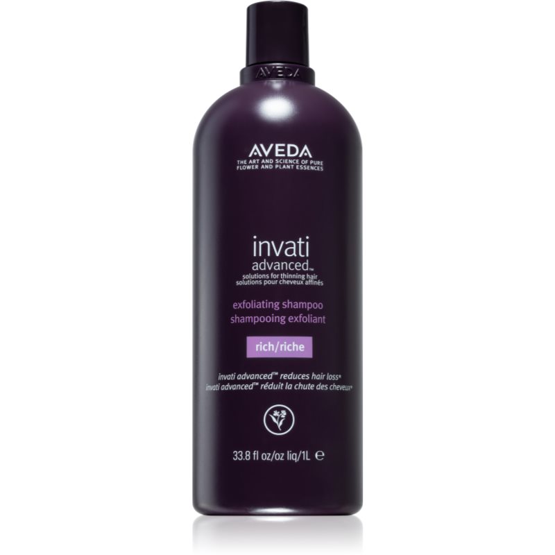 Aveda Invati Advanced™ Exfoliating Rich Shampoo hloubkově čisticí šampon s peelingovým efektem 1000 ml