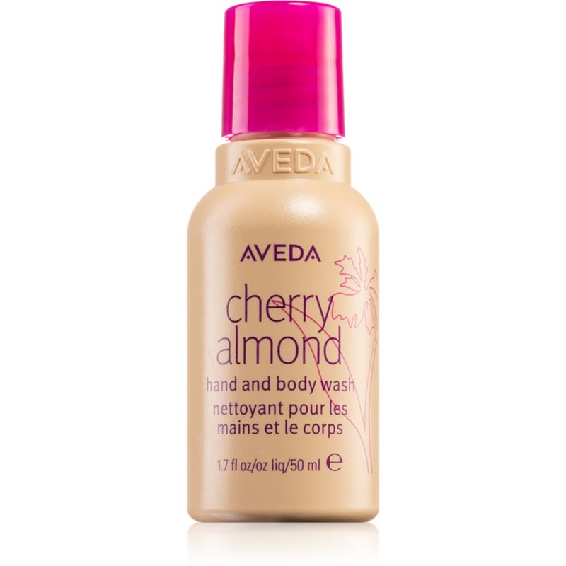 Aveda Cherry Almond Hand And Body Wash поживний гель для душу для тіла та рук 50 мл