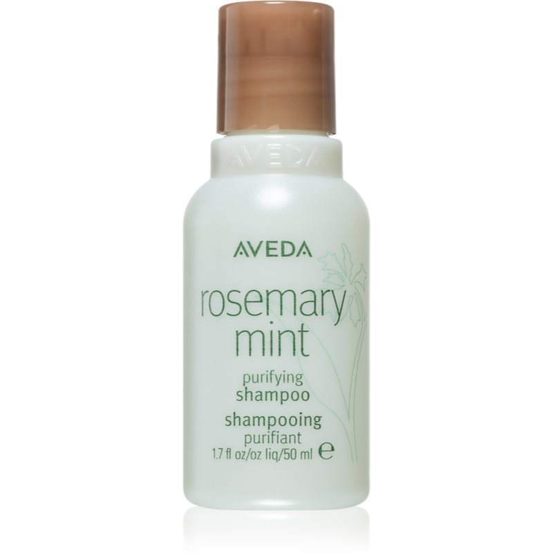 Aveda Rosemary Mint Purifying Shampoo шампунь для глибокого очищення для блиску 50 мл