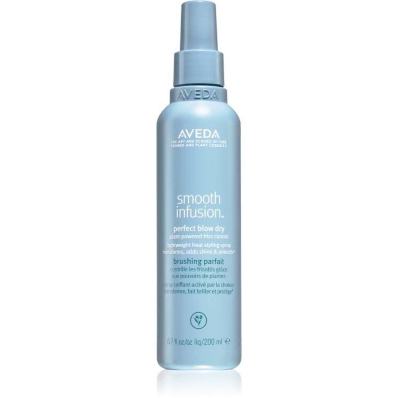 Aveda smooth infusion™ perfect blow dry hajkisimító spray hajszárításhoz töredezés ellen 200 ml