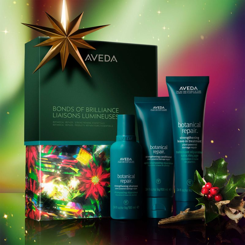 Aveda Holiday Bonds of Brilliance: Botanical Repair™ Strengthening Essentials Weihnachtsgeschenk-Set für das Haar