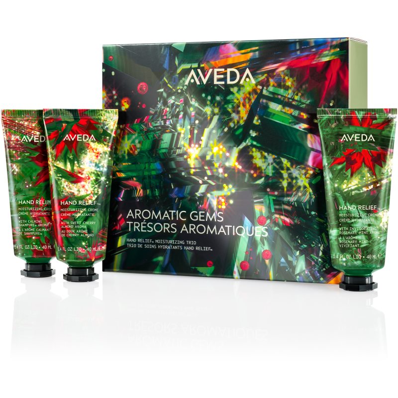 Aveda Holiday Aromatic Gems Hand Relief™ Moisturizing Trio Weihnachtsgeschenk-Set für die Hände