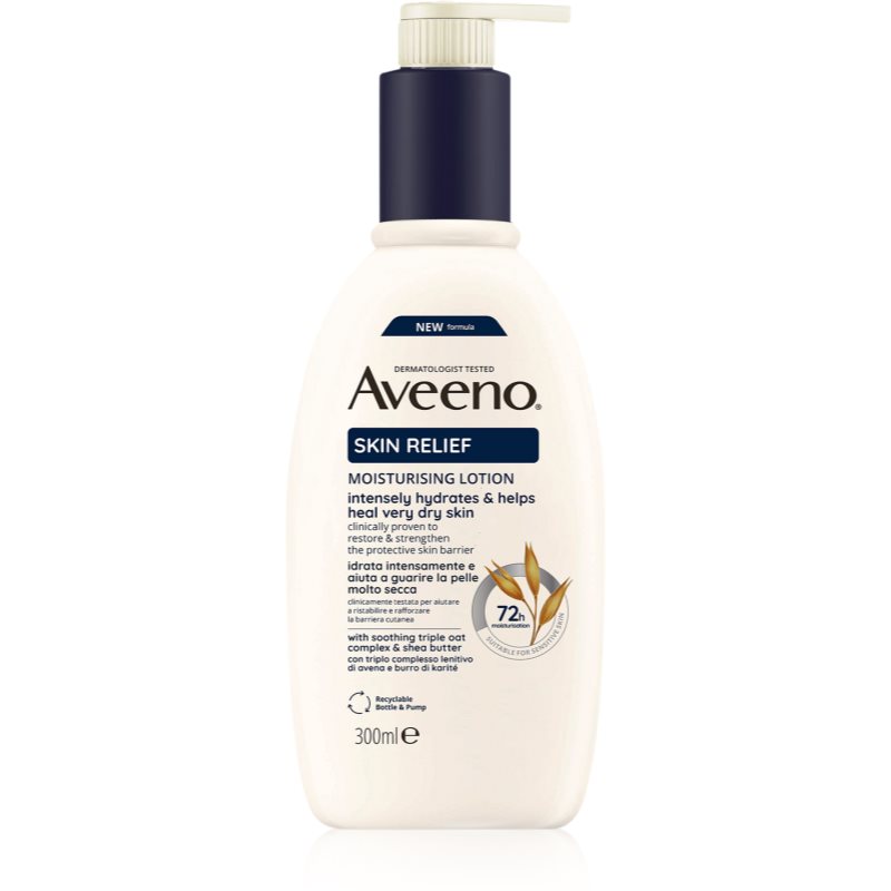 Aveeno Skin Relief Nourishing Lotion hydratační tělové mléko pro velmi suchou pokožku 300 ml