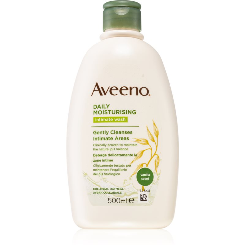 Aveeno Daily Moisturising Intimate wash intymios higienos gelis Vanilla 500 ml
