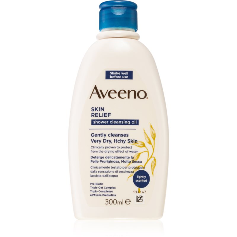 Aveeno Skin Relief Shower cleansing oil švelninamasis dušo aliejus 300 ml