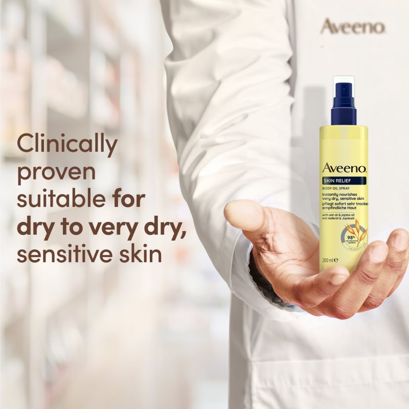 Aveeno Skin Relief Body Oil Spray tělový olej ve spreji 200 ml (obrázek 6)