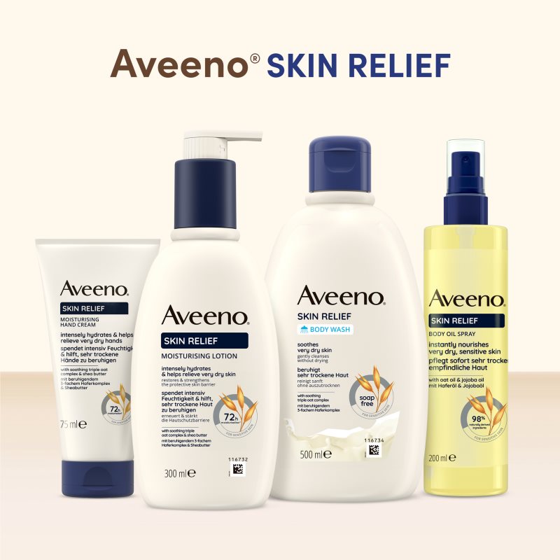 Aveeno Skin Relief Body Oil Spray tělový olej ve spreji 200 ml (obrázek 7)
