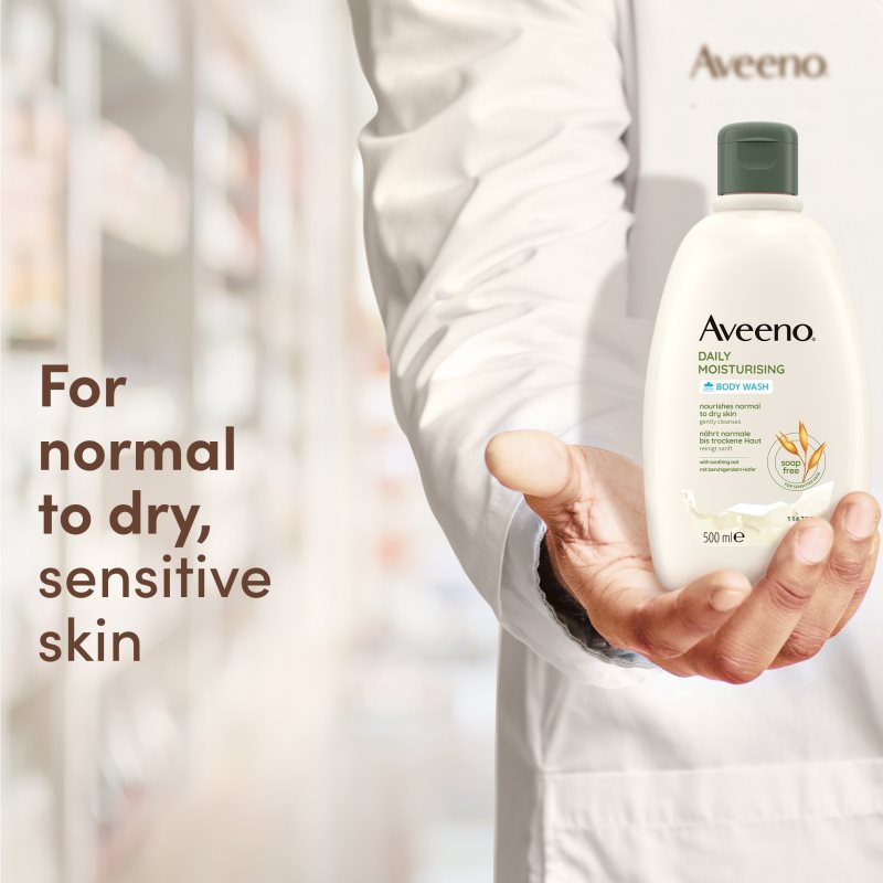 Aveeno Daily Moisturising Body Wash intenzivně vyživující sprchový krém 500 ml (obrázek 6)